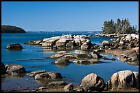 Boulders, Penobscot Bay. Stonington, Maine, USA (color)
