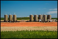 Oil tanks. North Dakota, USA ( color)