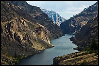 Snake River Gorge. Hells Canyon National Recreation Area, Idaho and Oregon, USA ( color)