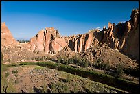 Crooked River and Dihedrals. Smith Rock State Park, Oregon, USA ( color)