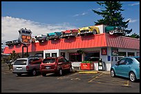 Hot Rod Grill, Florence. Oregon, USA (color)
