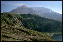 View of the crater. Mount St Helens National Volcanic Monument, Washington