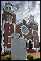 Selma-Montgomery march memorial and Brown Chapel. Selma, Alabama, USA (color)