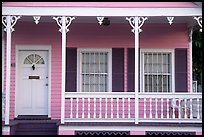 Pastel-colored pink porch. Key West, Florida, USA ( color)