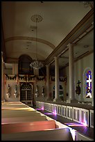 Interior of the church Saint-Martin-de-Tours, Saint Martinville. Louisiana, USA ( color)