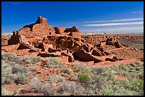 Wupatki Pueblo, Wupatki National Monument. Arizona, USA (color)