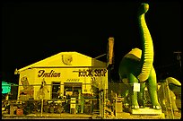 Dinosor and rock shop on route 66, Holbrook. Arizona, USA ( color)
