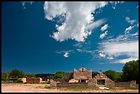 Picuris Pueblo and church. New Mexico, USA