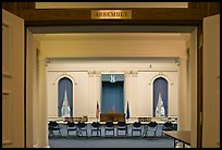 Assembly room inside Nevada State Capitol. Carson City, Nevada, USA