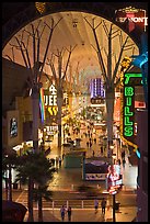Fremont street canopy, downtown. Las Vegas, Nevada, USA ( color)