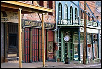 Old storefronts. Virginia City, Nevada, USA