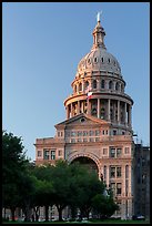 Texas State Capitol at sunset. Austin, Texas, USA ( color)