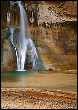 Lower Calf Creek Falls and pool. Grand Staircase Escalante National Monument, Utah, USA