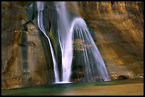 Lower Calf Creek Falls, Grand Staircase Escalante National Monument. Utah, USA (color)