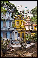 Tombs, Giac Lam Pagoda, Tan Binh District. Ho Chi Minh City, Vietnam ( color)