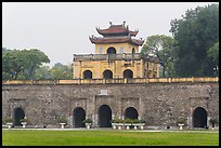 Doan Mon Gate, Thang Long Citadel. Hanoi, Vietnam (color)