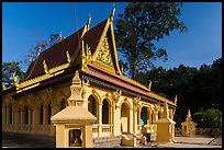 Ang Pagoda in Khmer style. Tra Vinh, Vietnam (color)