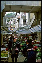 Black Hmong people at the Sapa market. Sapa, Vietnam (color)