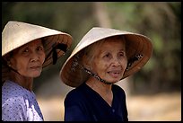 Two elderly women. Ben Tre, Vietnam