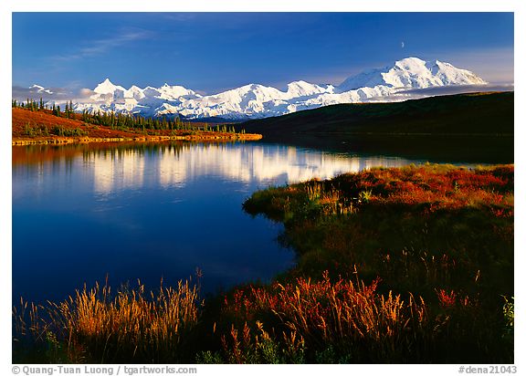 Wonder Lake, Denali National Park, Alaska.  ()