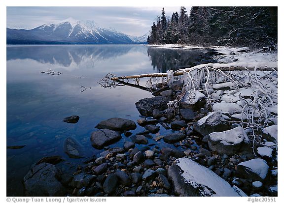 McDonald Lake, Glacier National Park, Montana.  ()