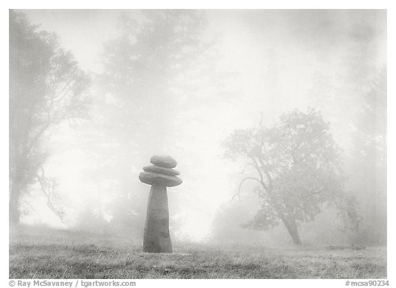 Bruce Johnson's Sculpture Garden, California, 1984.  ()