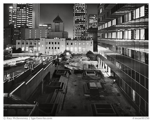 California Plaza Construction Site, Bunker Hill Series, 1984.  ()