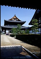 Entrance of the Tofuju-ji Temple, one of the city's five main Zen temples. Kyoto, Japan ( color)