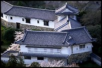 Secondary structures in castle. Himeji, Japan ( color)