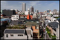 Rooftops and alley, Shinjuku. Tokyo, Japan ( color)