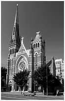Church. Victoria, British Columbia, Canada ( black and white)