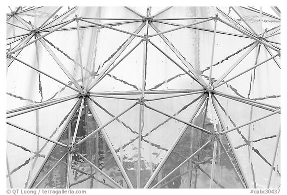 Science world dome. Vancouver, British Columbia, Canada (black and white)