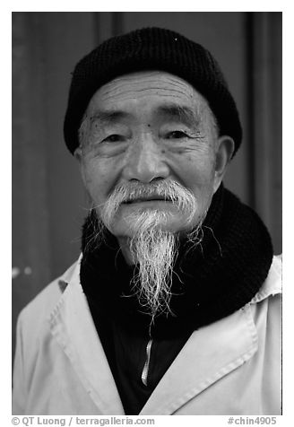 Dr Ho, famous herborist doctor. Baisha, Yunnan, China