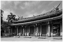 Lingxing gate, Confuscius Temple. Taipei, Taiwan (black and white)