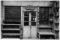 Old storefront. Lukang, Taiwan (black and white)