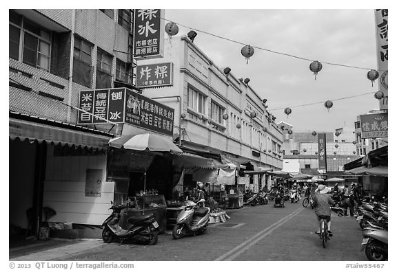 Street near market. Lukang, Taiwan