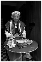 Lacemaker. Bruges, Belgium ( black and white)