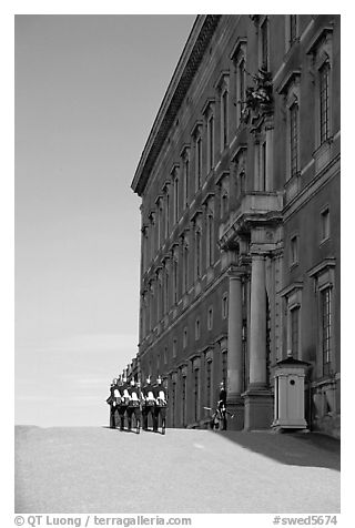 Royal Palace and Royal Guard. Stockholm, Sweden