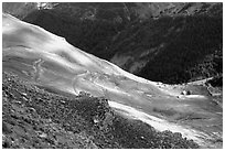 Col de la Cayolle. Maritime Alps, France (black and white)