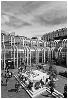 Forum des Halles shopping center. Paris, France (black and white)
