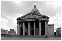 Pantheon. Quartier Latin, Paris, France (black and white)