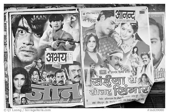 Bollywood movies billboards. Mumbai, Maharashtra, India