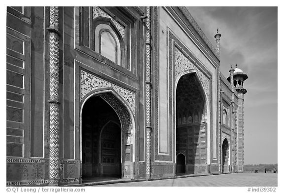 Taj Mahal masjid. Agra, Uttar Pradesh, India