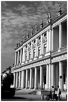 Palace. Veneto, Italy (black and white)