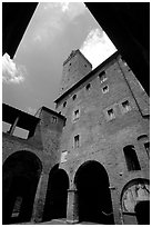 Torre Grossa. San Gimignano, Tuscany, Italy (black and white)
