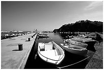 Harbor, Agropoli. Campania, Italy ( black and white)
