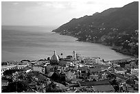 Vietri sul Mare. Amalfi Coast, Campania, Italy ( black and white)