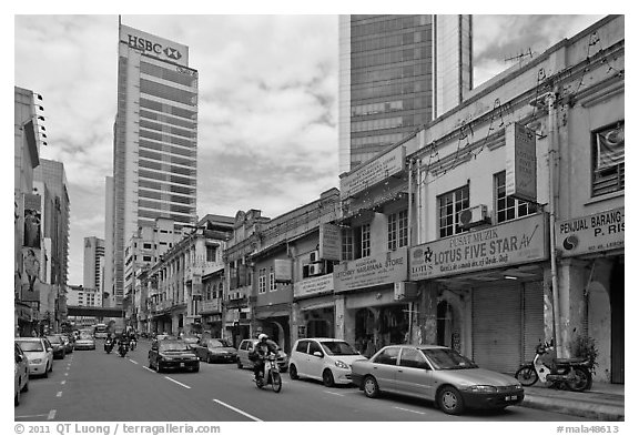 Lebuh Ampang street, Little India. Kuala Lumpur, Malaysia