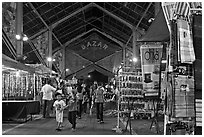 Bazar, Little India. Kuala Lumpur, Malaysia ( black and white)