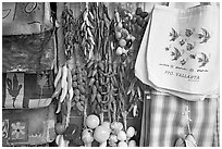 Crafts and bags for sale, Puerto Vallarta, Jalisco. Jalisco, Mexico ( black and white)